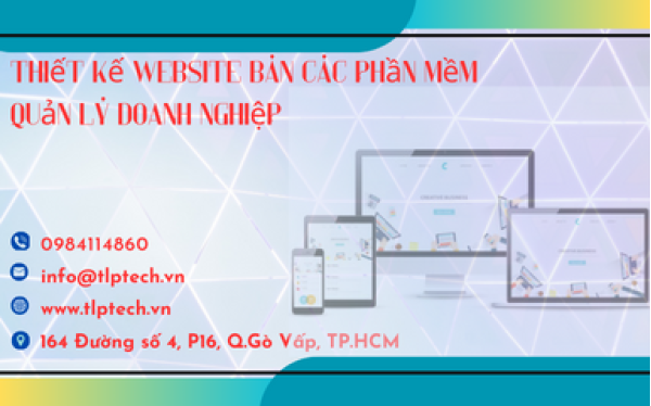 Thiết kế website bán các phần mềm quản lý chuyên nghiệp giá tốt