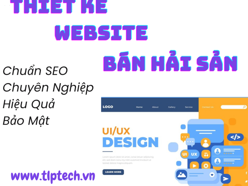 Thiết kế website bán thủy hải sản uy tín và chuyên nghiệp